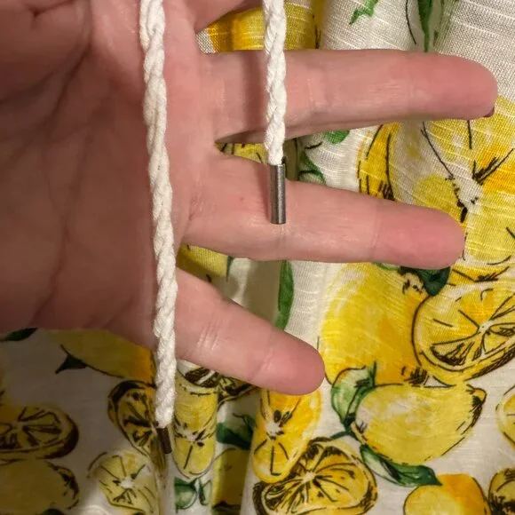 ❤️CHAPS LEMON THEME SPRING/SUMMER TOP   LARGE  #J - Picture 5 of 7